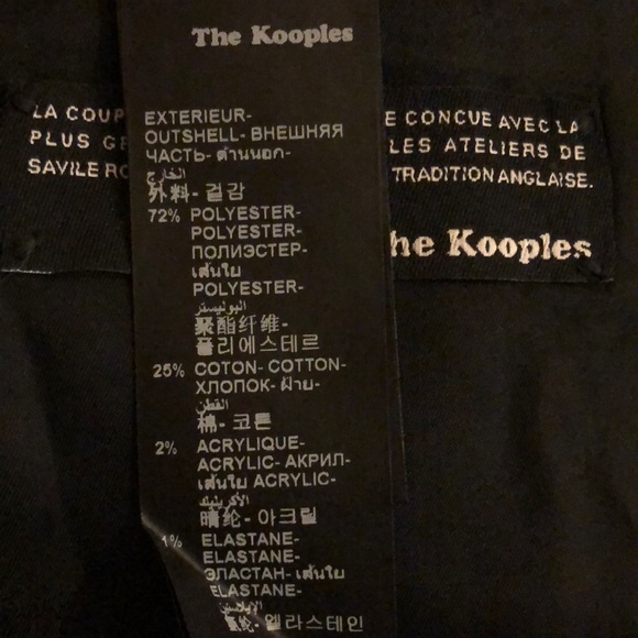 The Kooples blazer with lambskin w/two pockets - Picture 11 of 13